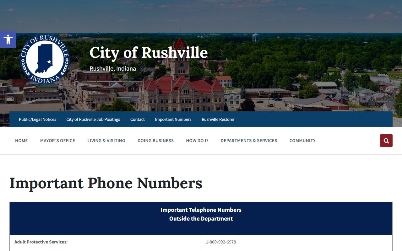 Rush County arrest records local phone numbers