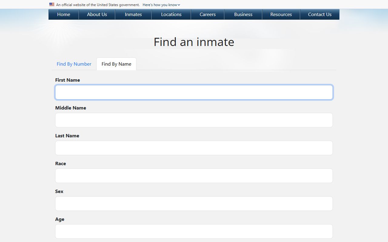 Rush County federal court records BOP inmate name search